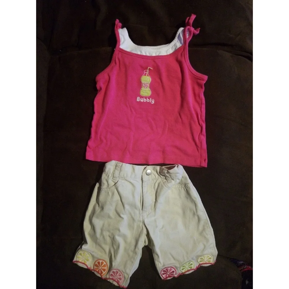 Gymboree citrus cooler top 6 shorts 5‎